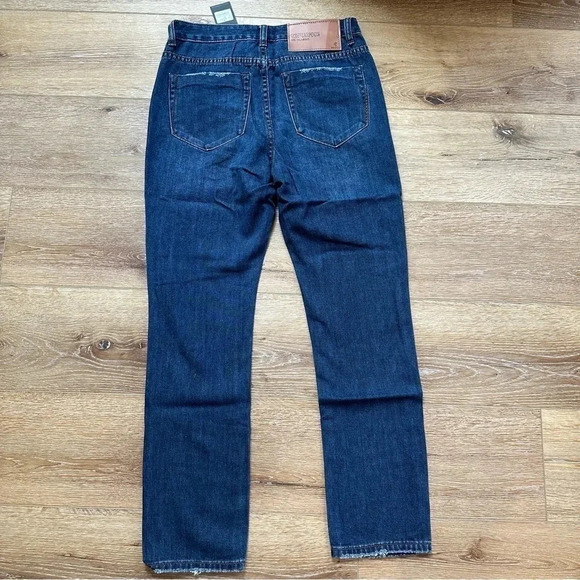 NWT One Teaspoon Mr. Classic Button Fly Straight Leg Jeans Md Wash Size 28 - Picture 10 of 10